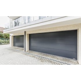   2500x2245mm Ecotor Easy Garázskapu , Antracit vagy Fehér, Szélesbordás faeres