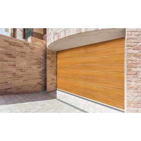   4000x2245mm Ecotor Easy Garázskapu , Antracit vagy Fehér, Szélesbordás faeres