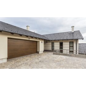   5000x2135mm Ecotor Easy Garázskapu , Antracit vagy Fehér, Szélesbordás faeres