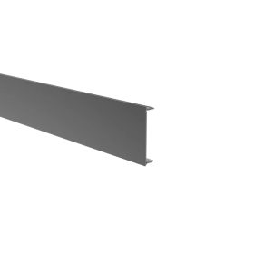   Click-lock fedőprofil U-adapterhez, kerítés és homlokzati rendszerhez, 41 × 09 – 6,0 m – Antracit RAL 7016
