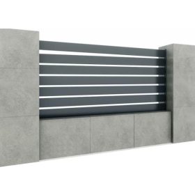 Kerítés összeállítás 20×100 léccel, 1,5x2m
