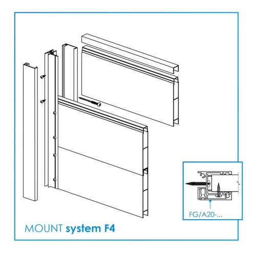 Alumínium teljes kerítésbetét, 20 x 120 – 6,0 m – Antracit RAL 7016