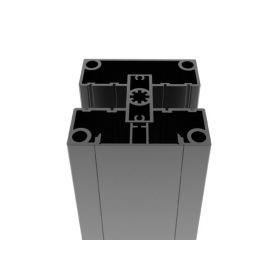   80×80-as alumínium oszlop és fedélkészlet – 6000mm R7016
