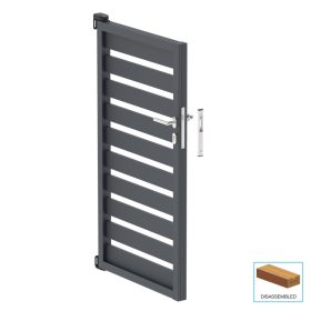   Egyszárnyú kapu 1,025×1,50m 20×100 R7016 kitöltéssel – készlet