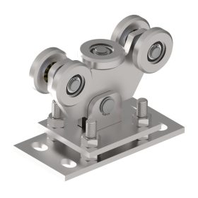 Úszókapu görgő Zn, profile 60x60mm