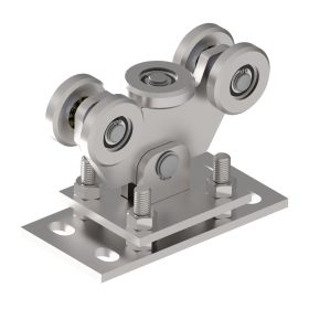 Úszókapu görgő Zn, profile 80x80mm