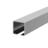 Rozsdamentes C szelvény úszókapuhoz 76x76x3mm, L3m