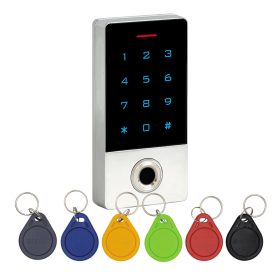   KIT-CON-FP1 érintőgombos kültéri ujjlenyomatolvasós RFID kódzár