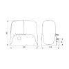 KEY KSUN5024EK tolómotor szett 24v 500kg-ig