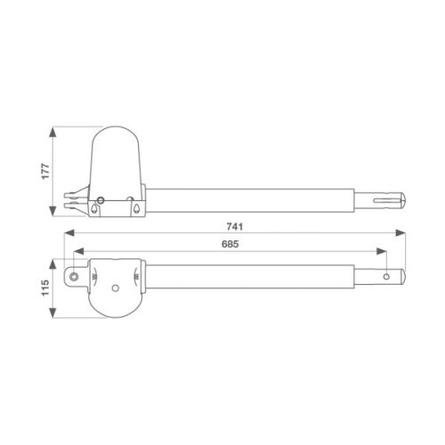 KEY STAR3024 nyílómotor