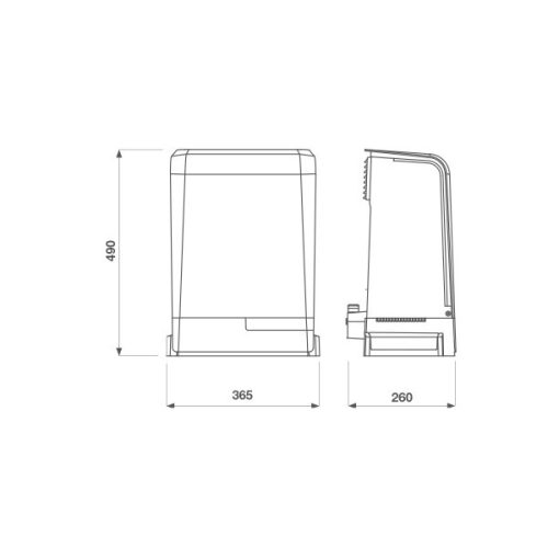 KEY STO12024F Tolómotor 1200 kg-ig