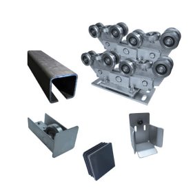   Úszókapu garnitúra, 7méter-ig Fe, 80x80mm Szett 7m/600kg szett