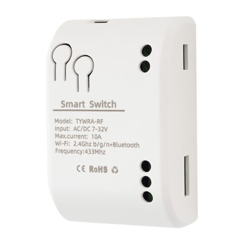 TYWRA-RF 1 csatornás RF+WiFi és Bluetooth relé modul (TUYA kompatibilis)
