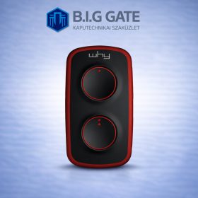   WHY EVO NOA MINI fekete-piros kapunyitó távirányító univerzális