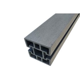 WPC kerítés oszlop világos antracit