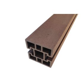 WPC kerítés oszlop barna