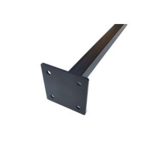 WPC-Oszloptartó vas fekete