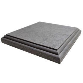 WPC kerítés oszlop kalap világos antracit