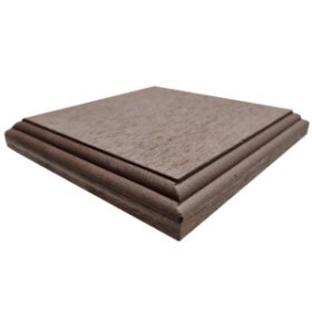 WPC kerítés oszlop kalap barna