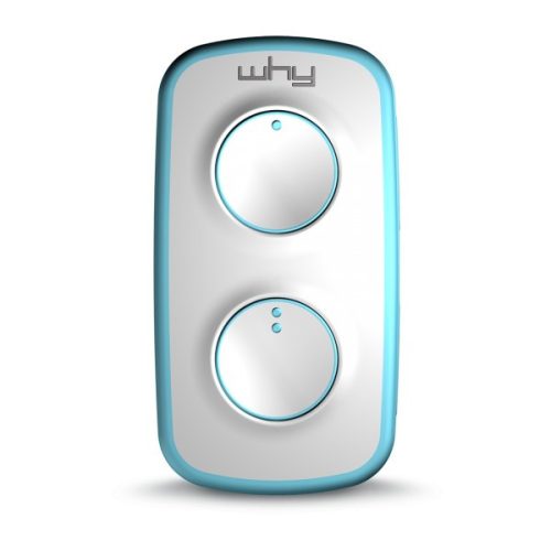 WHY NOA MINI Fehér-kék kapunyitó távirányító univerzális