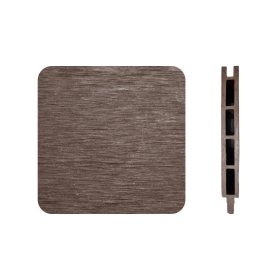 A Zárt WPC kerítés barna